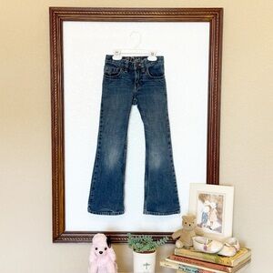 Gap EUC Girls Light Stonewash Boot Cut Jeans 2007 Size 6 Slim